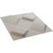 Ekena Millwork 19 5/8in. W x 19 5/8in. H Bradley EnduraWall Decorative 3D Wall Panel Covers 2.67 Sq. Ft. WP20X20BYGBW - alternate 3